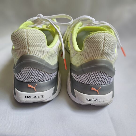 PUMA UltraRide Running Shoes White Fizzy Yellow Men\'s Size 12 main image 10